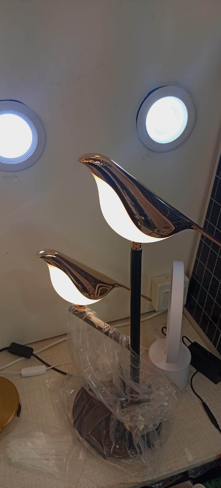 Lampe led oiseau